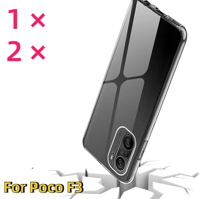 For Xiaomi Poco F3 Case Clear Phone Silicone Ultra Slim case Cover transparent