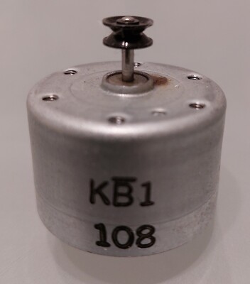 Audio Motor KB1 108 Wellelänger 10mm.  for Tape Deck gebraucht. 