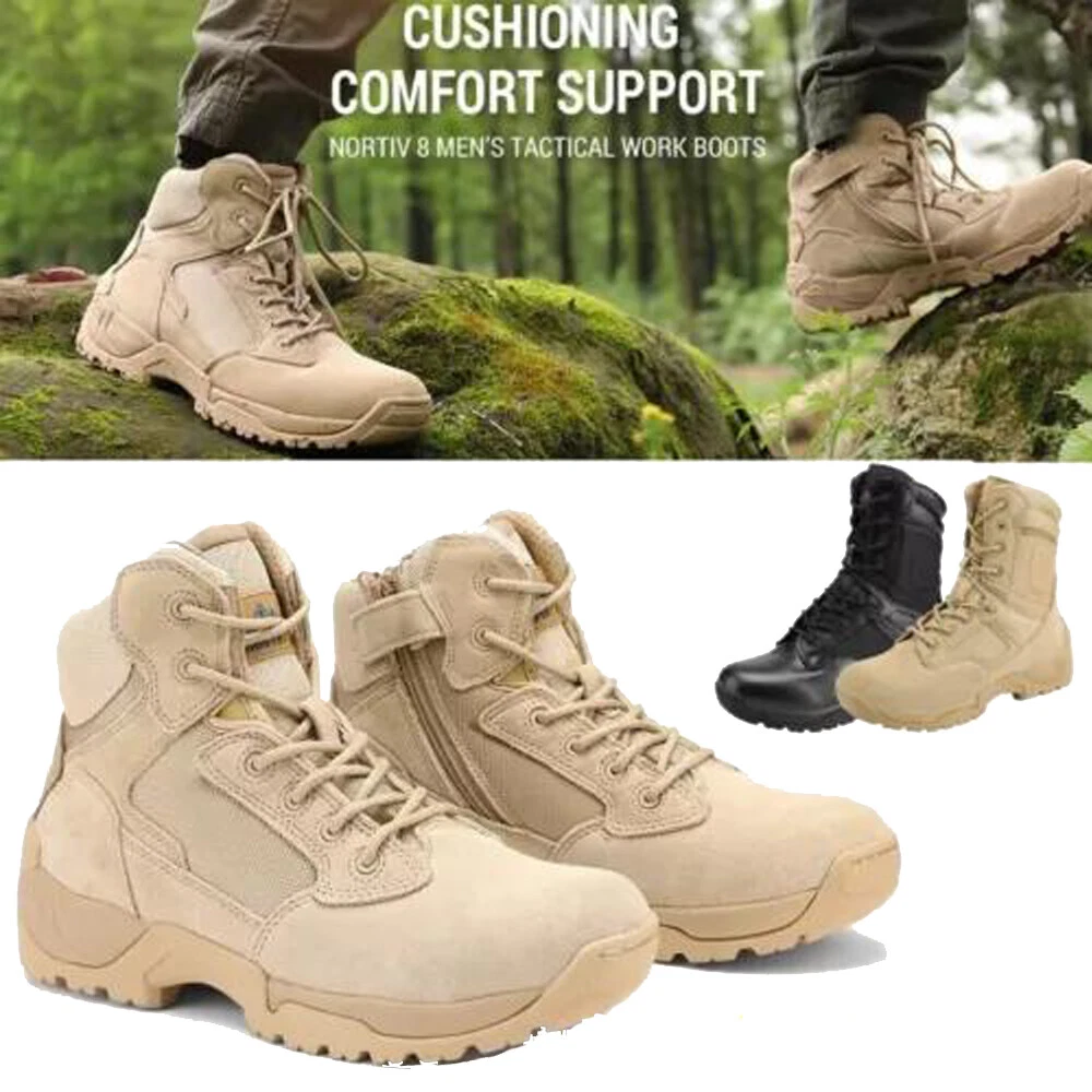 NORTIV 8 Men's Military Tactical Work Boots Hiking Motorcycle Combat Trail Shoes
Opens in a new wind