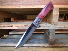 12.5" Tactical Engraved Handle Rambo Bowie Style Hunting Knife with Sheath