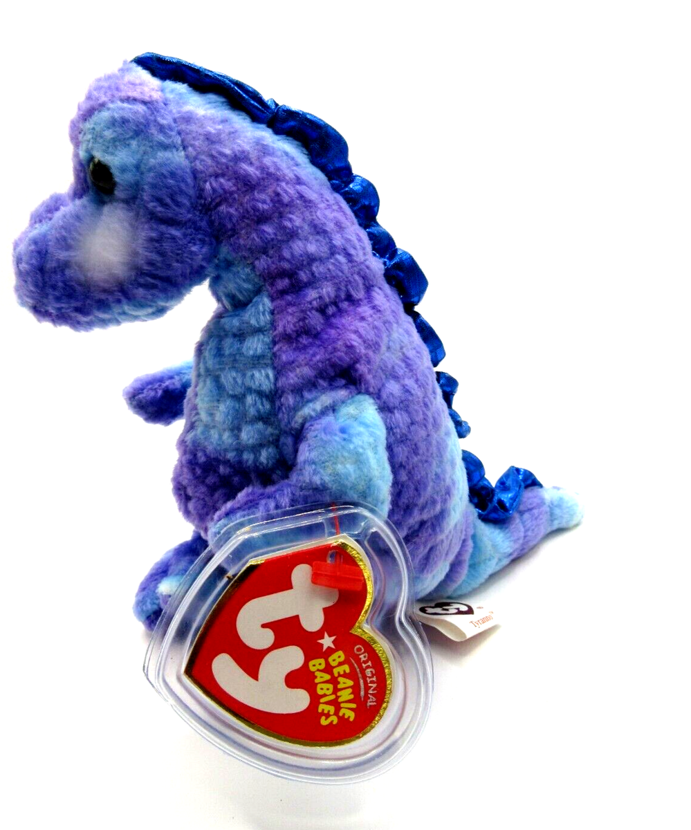 TY BEANIE BABY TYRANNO TYRANNOSAURUS DINOSAUR MINT RETIRED