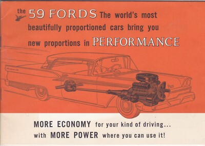 1959 Fords Performance Sales Brochure Rev 9-58