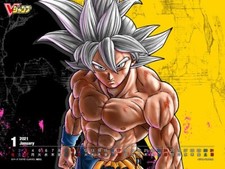 Anime dragon ball super saiyan son goku wallpaper Stitched Gaming Mat Desk