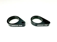 American Star 6061 Billet Aluminum Black 1 1/2 (1.5)Inch ID Brake Line Clamp Set