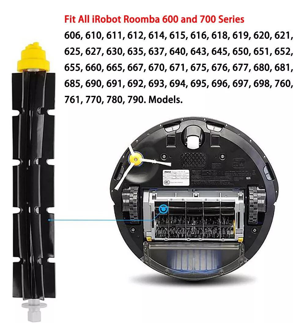 Udholde Procent Rang Main Brush For iRobot Roomba 600 and 700 Series 655, 660, 665, 667, 670,  671 | eBay