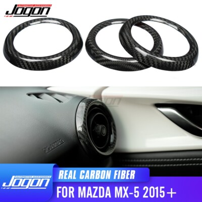 Dry Carbon Air Vent Outlet Bezel For Mazda MX5 MX-5 2016-23 Dashboard Trim Jogon