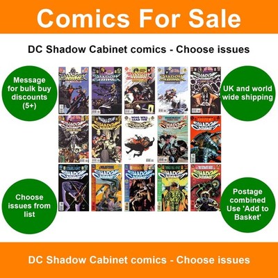 DC Shadow Cabinet comics - Choose issues