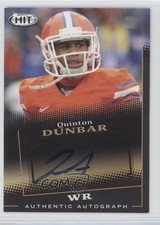 2015 Sage Hit Auto Black Quinton Dunbar #A101 Auto 0af