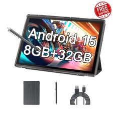 ZZB Android 15 tablet 10 inch Black