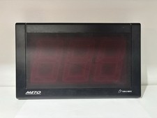 Meto Turn-O-Matic Queue Ticket Display Unit Model 395948 Germany Untested