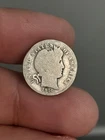 1910- D Barber Dime