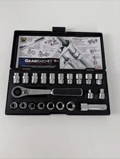 Great GearRachet 21-pc Vortex Pass Through Socket System SAE & Metric KD Tools