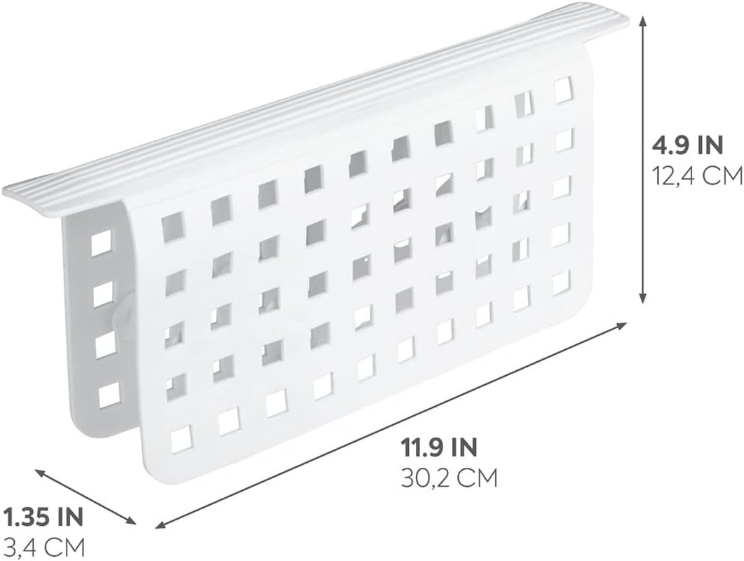 Idesign Plastic Kitchen Mat Sink Protector, the Euro Collection - 11" X 12"