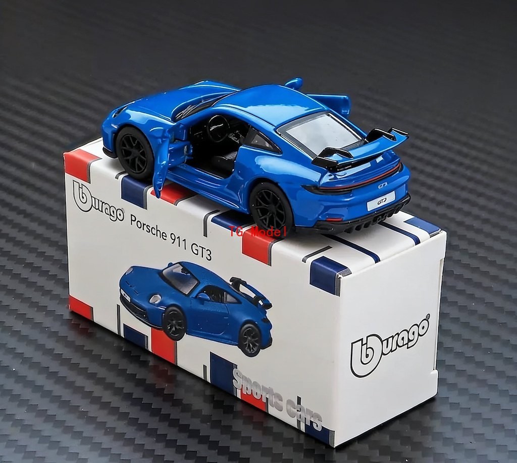 TG Bburago 1:64 Blue 911 GT3 Sports Model Diecast Metal Car New | eBay
