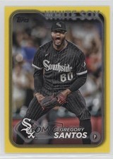 2024 Topps Series 1 Yellow Gregory Santos #276 0nr3