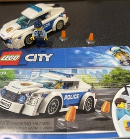 Lego City Rally Car Set 60113 & 60239 Police Car Complete W/ Instructions