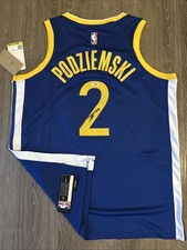 Brandin Podziemski Golden State Warriors Autograph Signed Jersey! Psa Coa 