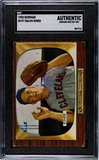 1955 Bowman 197 Ralph Kiner SGC Authentic