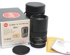Leica R Elmar-R 4/180mm 3 CAM boxed 11922 clean condition