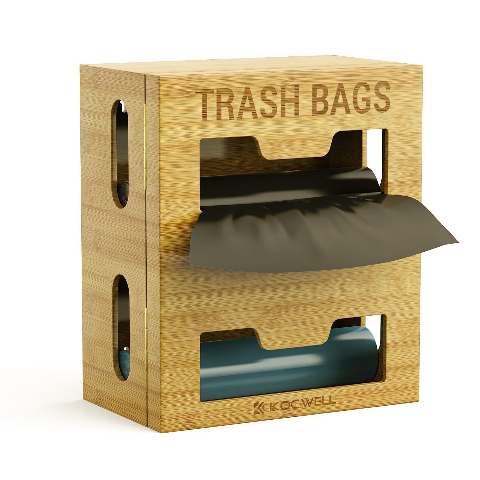 Держатель рулона для диспенсера мешков для мусора KOCWELL 2 в 1