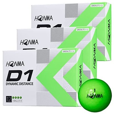 Honma Golf D1 2022 Golfball Grün BT2201 3 Dutzend Set (36 Bälle)