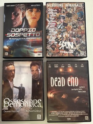 DVD DISC - DOPPELVERDÄCHTIGER, SPUN, DÄMONISCHE BESESSENHEIT, DEAD END - ONE MOVIE
