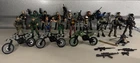 Lot Of Gi Joe figures- 20 Figures 3 Dirt Bikes And Lots Of Guns READ*