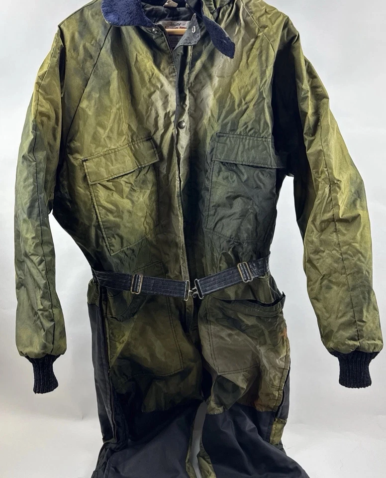 Walls Blizzard Pruf Ultra Green One Piece Insulated Snow Snowmobile Suit Large - Image 2 of 4