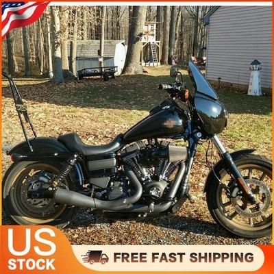 Smoke Quarter Black Fairing Kit For Harley Dyna Super Glide T-Sport FXDXT FXR US