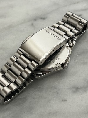 Seiko Chronos 8123-6310 Analog Quartz Men New Battery Daydate Qz