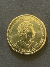 2023 Australia Unc $2 Coin. The BigJumping Crocodile. Queen Elizabeth 1952-2022.