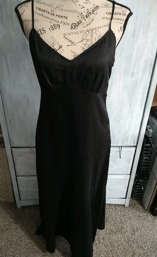 VETEMENTS Abito smanicato Sonoma Y2K donna grunge maxi scollo a V nero