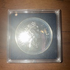 1690- 1990 Canada Silver Dollar 300th Anniversary of Henry Kelsey with cover