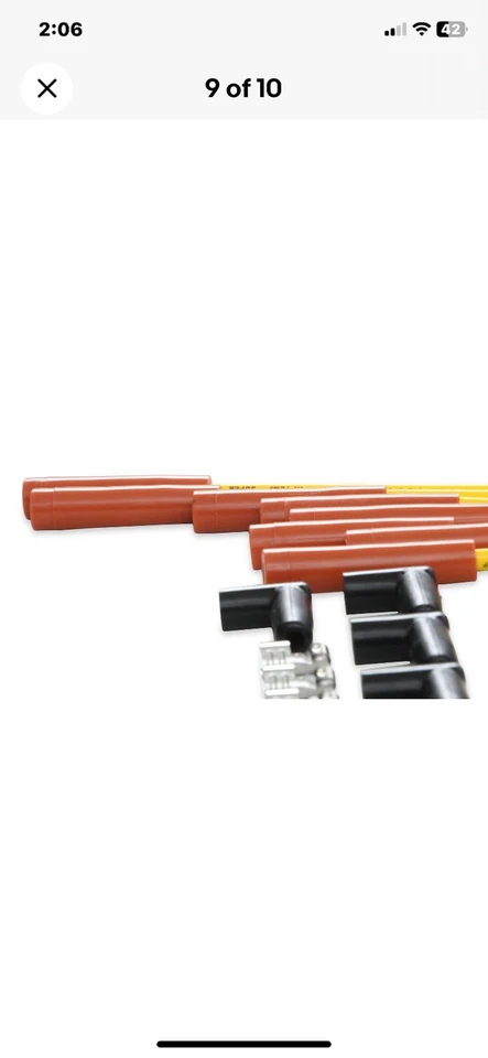 Juego de cables de bujías de ajuste universal ACCEL 4040 Foto 2 de 4