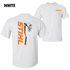 STIHL Skull Axe T-Shirt   Skull and Axe Graphic, Perfect Gift for Loggers and Ou