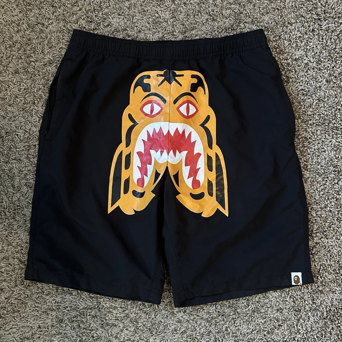 A Bathing Ape Black Regular Size Shorts for Men for sale | eBay