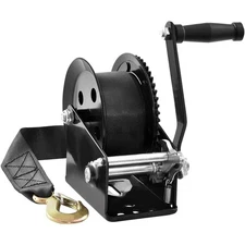 Hand Winch,1600 lbs Pulling Capacity,Boat Trailer Winch Heavy Duty Rope Crank w