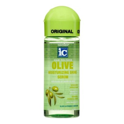 FANTASIA IC HAIR POLISHER OLIVE MOISTURIZING SHINE SERUM FOR DAMAGE HAIR 2 OZ