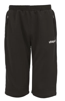 uhlsport Essential Longshorts 3/4 Trainingshose Herren/Kinder Sport Hose schwarz - Bild 1 von 4