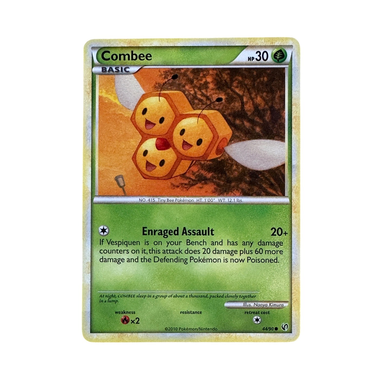 Pokemon Combee Basic 44/90 BW Next Destinies TCG Card 2010