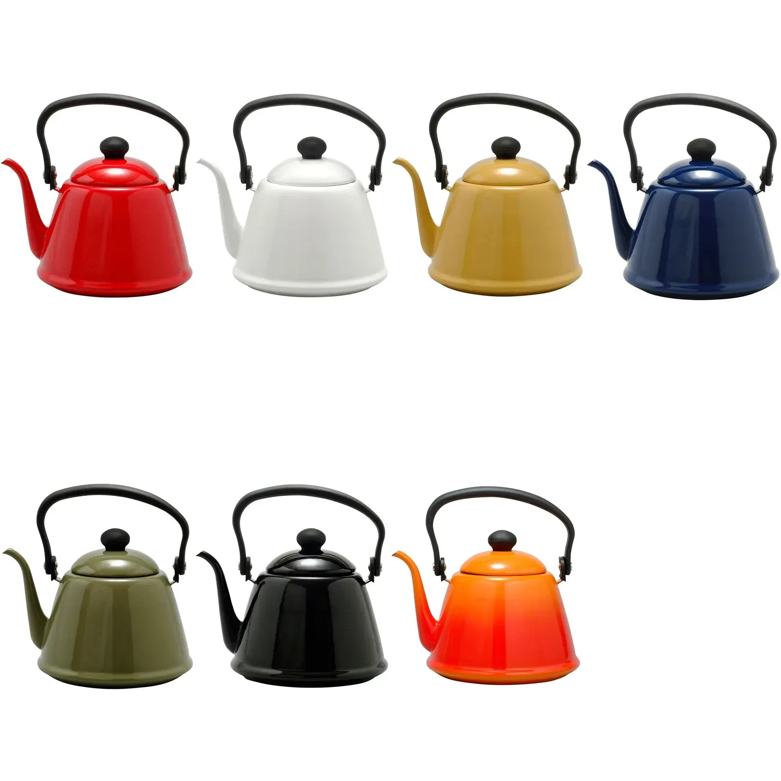 Nodahoro Drip Kettle 2L Enamel Gas/IH Compatible Japan Made DK-200 Series
