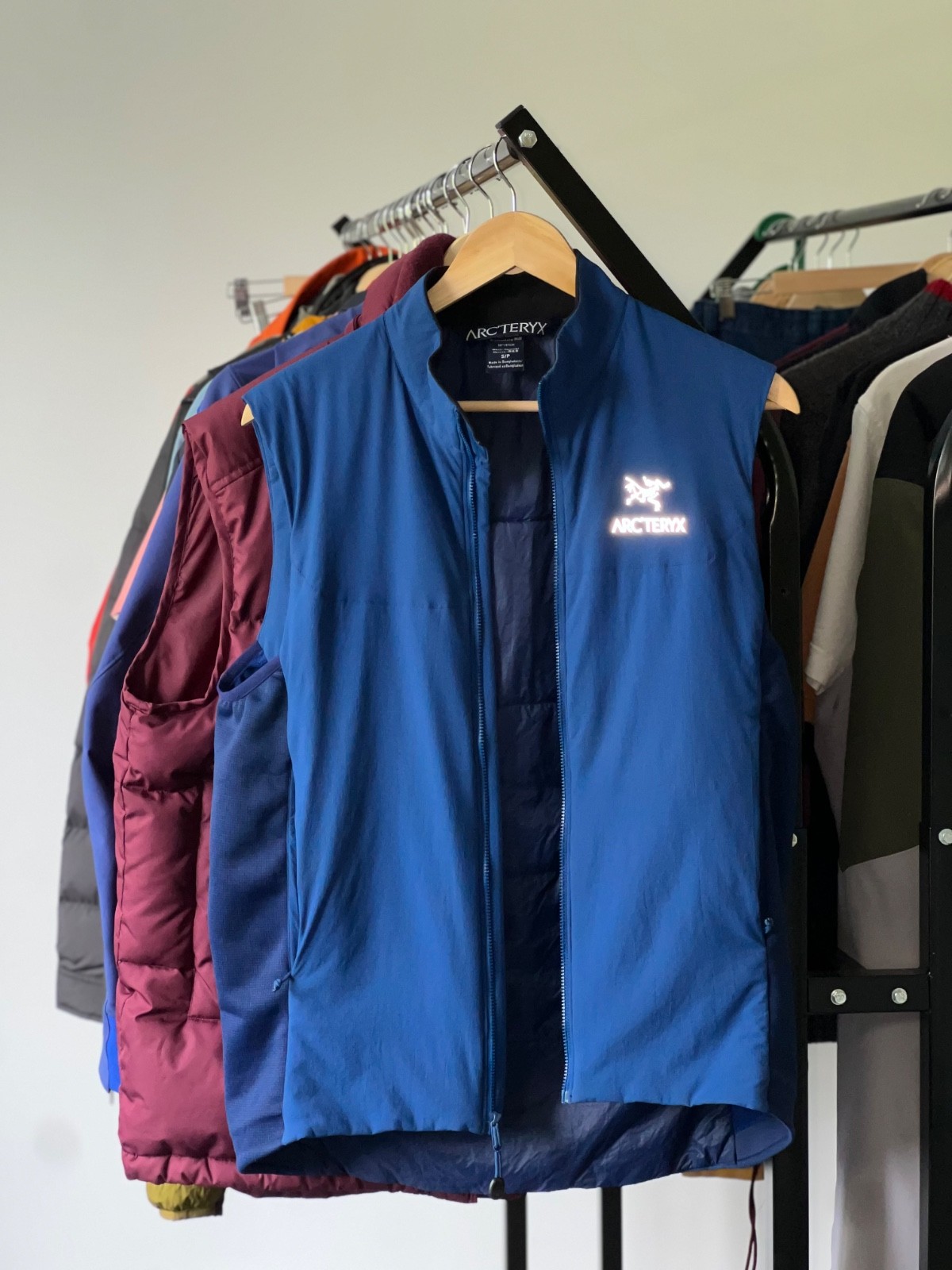 ARC'TERYX Arc’teryx Atom LT Gilet Uomo Taglia S Blu Coreloft Isolato Escursionismo Outdoor