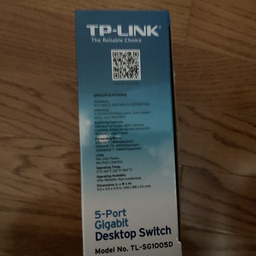 TP-Link TL-SG1005D 5-port Gigabit Desktop Switch 1000Mbps - Zdjęcie 2 z 5