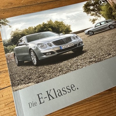 Soft Cover Catalogue Mercedes The New E-Class W211 2008 Brochure Leaflet 109 pages