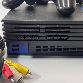 Sony PlayStation 2 PS2 Console SCPH-50001 w/ OEM Controller Cables Tested