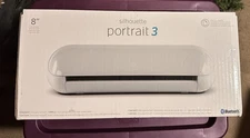 Silhouette Portrait 3 Die Cutting Machine Bluetooth 8" Vinyl Paper New In Box