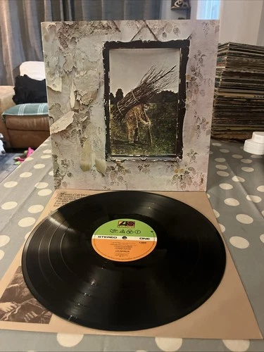 LED ZEPPELIN Untitled 4 UK PRESS 1971 ATLANTIC A2/B2 EX/EX !!