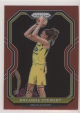 2021 Panini Prizm WNBA Red Prizm 256/299 Breanna Stewart #85 0v7h