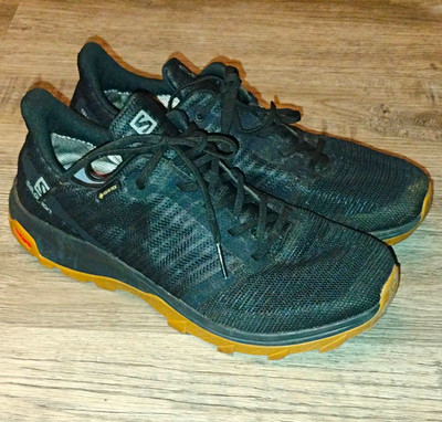 Salomon Outline Prism Men's Hiking Shoes Black Gum Sole US 10 Medium Width