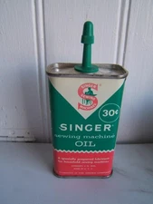 VINTAGE SINGER SEWING MACHINE OIL